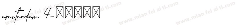 amsterdam 4字体转换